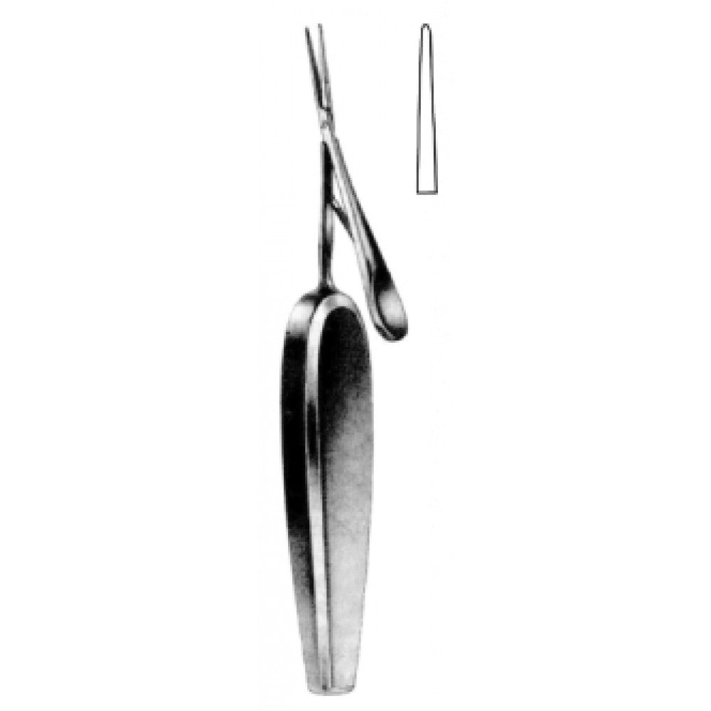 Barraquer Needle Holder w. hollow handle 16cm - Surgix Instruments Stainless Steel Needle Holder