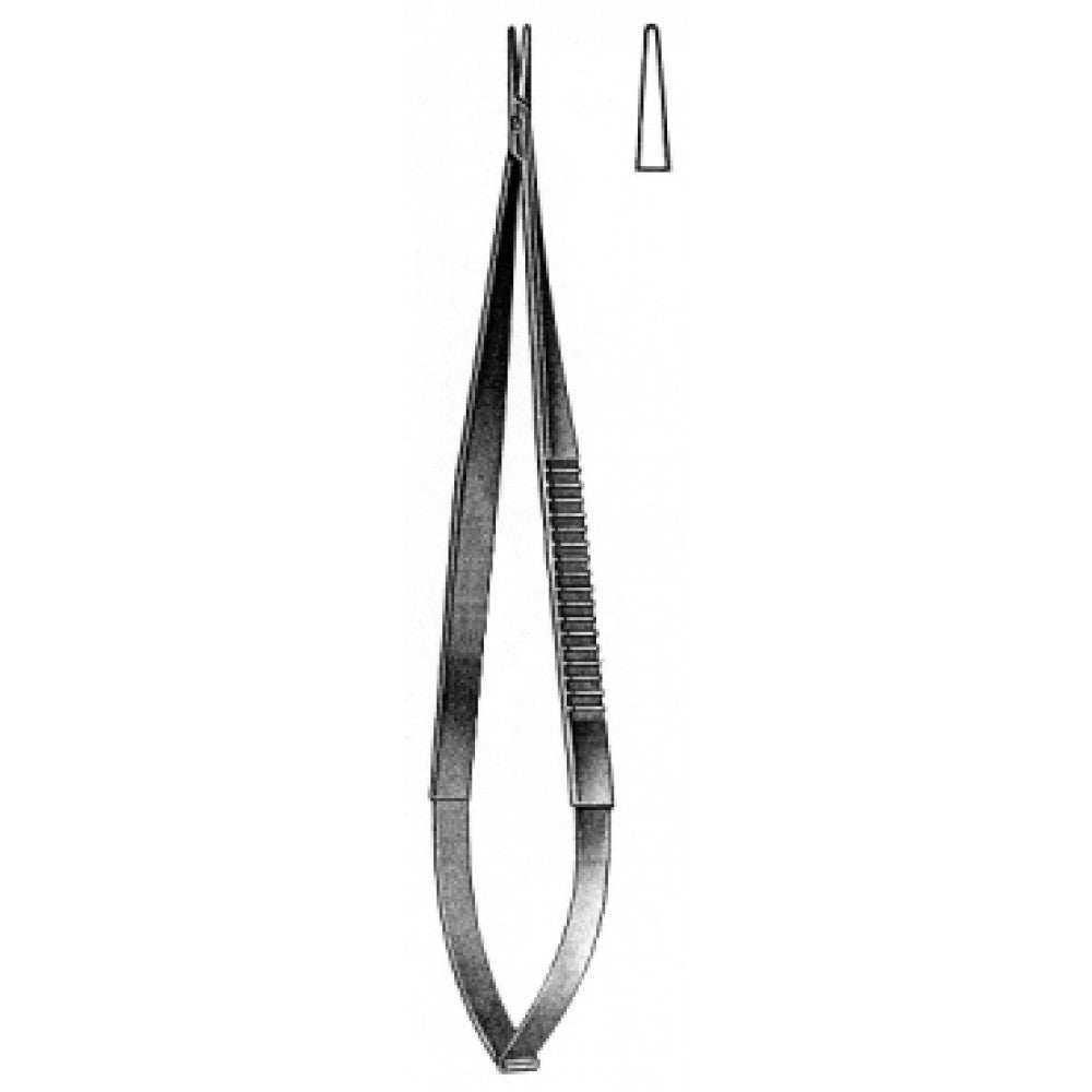 Jacobson Needle Holder Straight with o catch 18.5cm - Surgix Instruments Stainless Steel Needle Holder