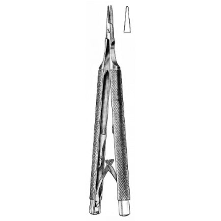 Castroviejo N/holder Pencil Handle Straight 12cm - Surgix Instruments Stainless Steel Needle Holder