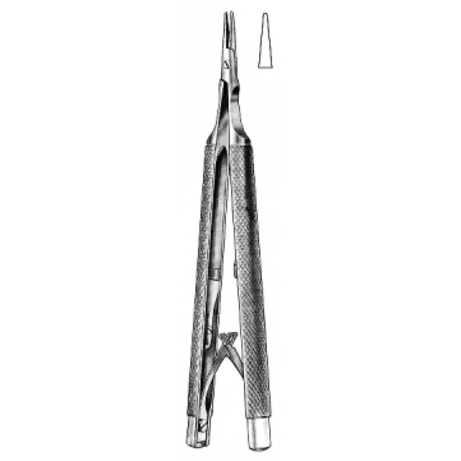 Castroviejo N/holder Pencil Handle Straight 12cm - Surgix Instruments Stainless Steel Needle Holder