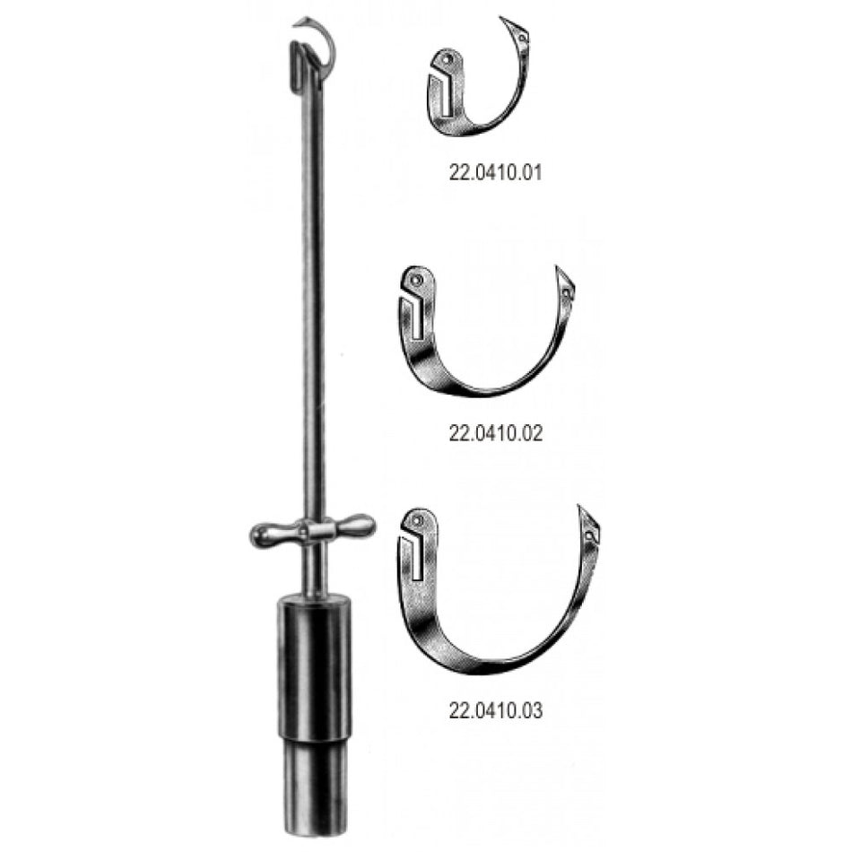 Young Boomerang Needle Holder 25cm complete - Surgix Instruments Stainless Steel Needle Holder