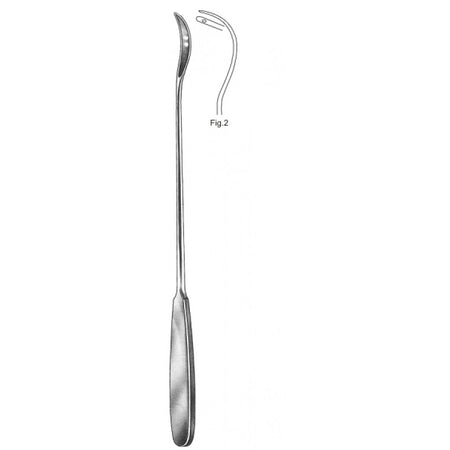 Brunner Ligature Needle 30cm - Surgix Instruments Stainless Steel Needle Holder