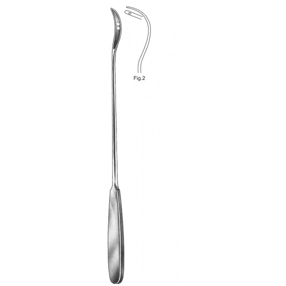 Brunner Ligature Needle 30cm - Surgix Instruments Stainless Steel Needle Holder