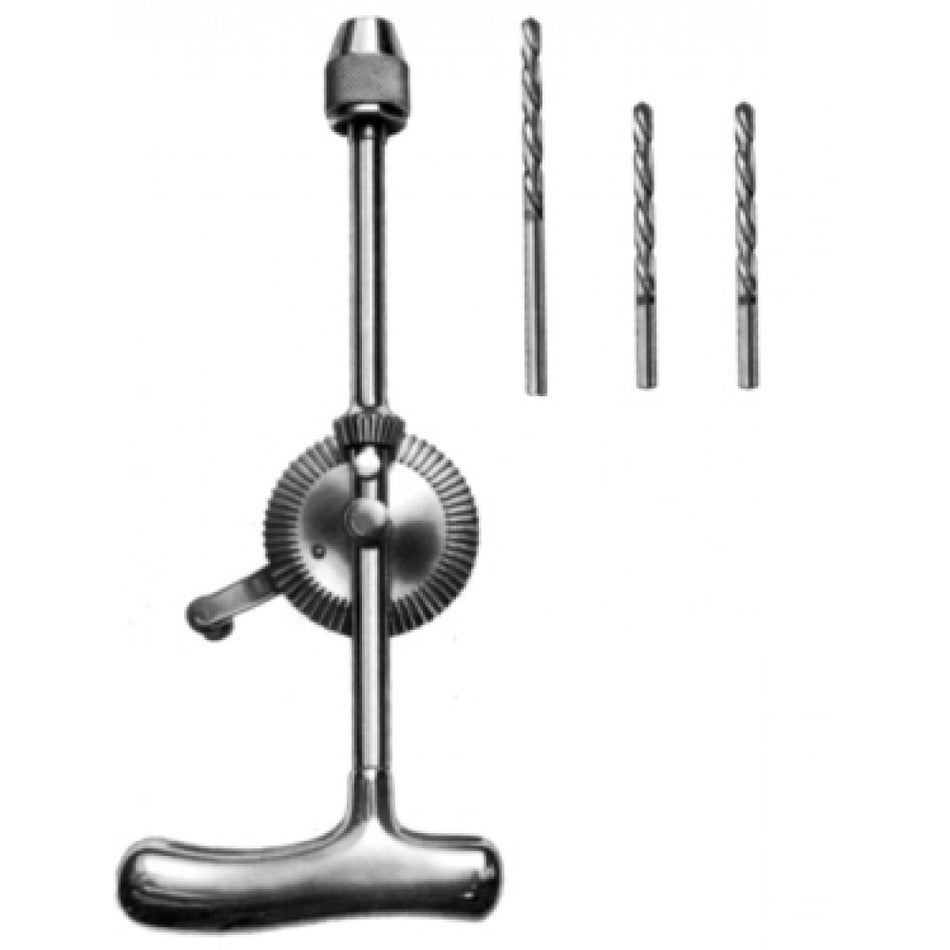 Moore Hand Drill with s.s Jacob chuck complete – Surgix Instruments