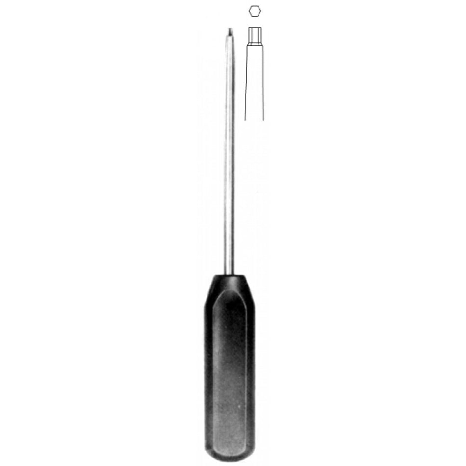 Hexagonal Screw Driver 2.5mm w/Fiber handle – Surgix Instruments