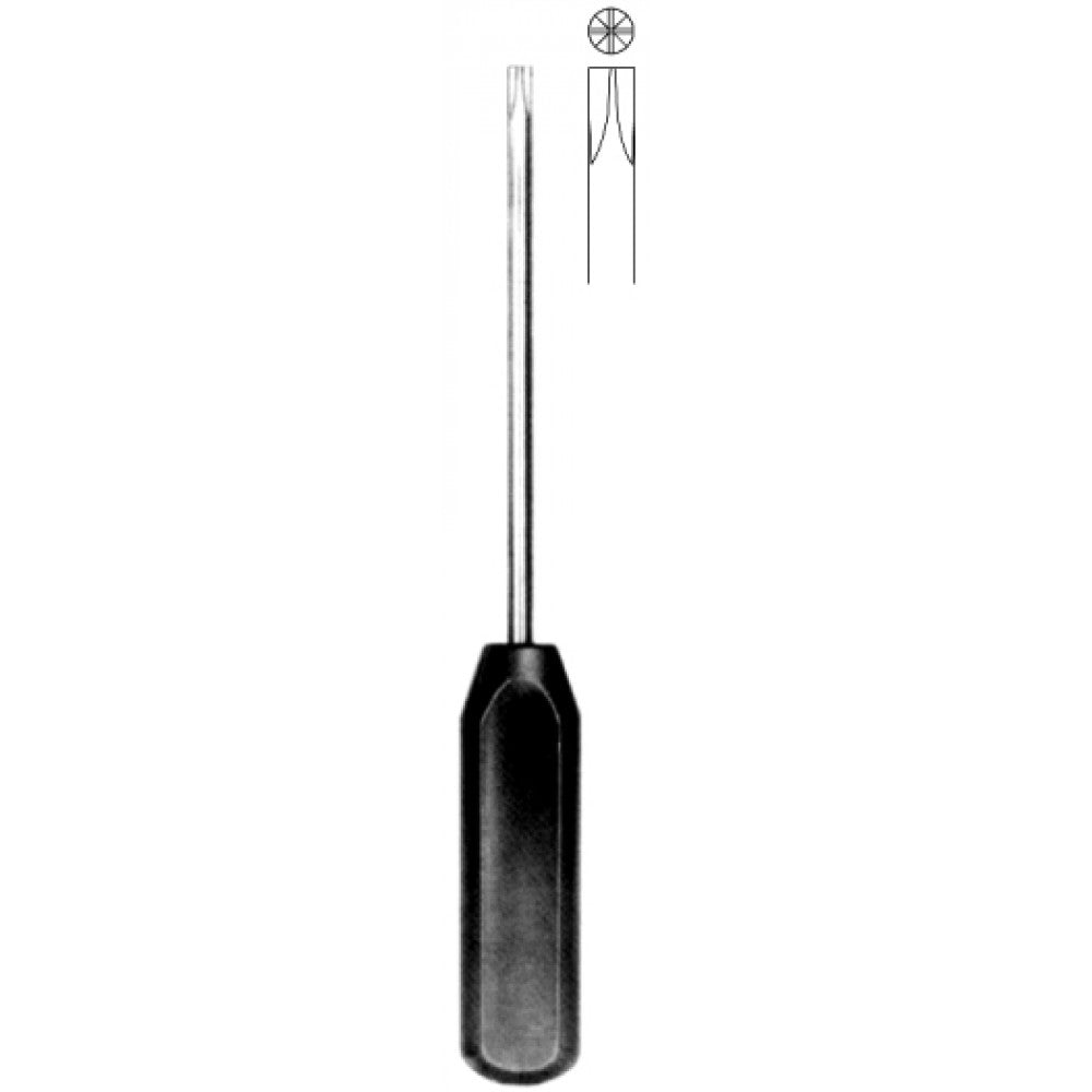 Screw Driver w/Fiber handle (+) 25cm – Surgix Instruments