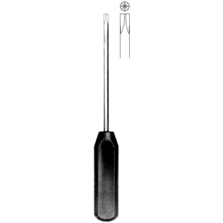 Screw Driver w/Fiber handle (+) 25cm – Surgix Instruments