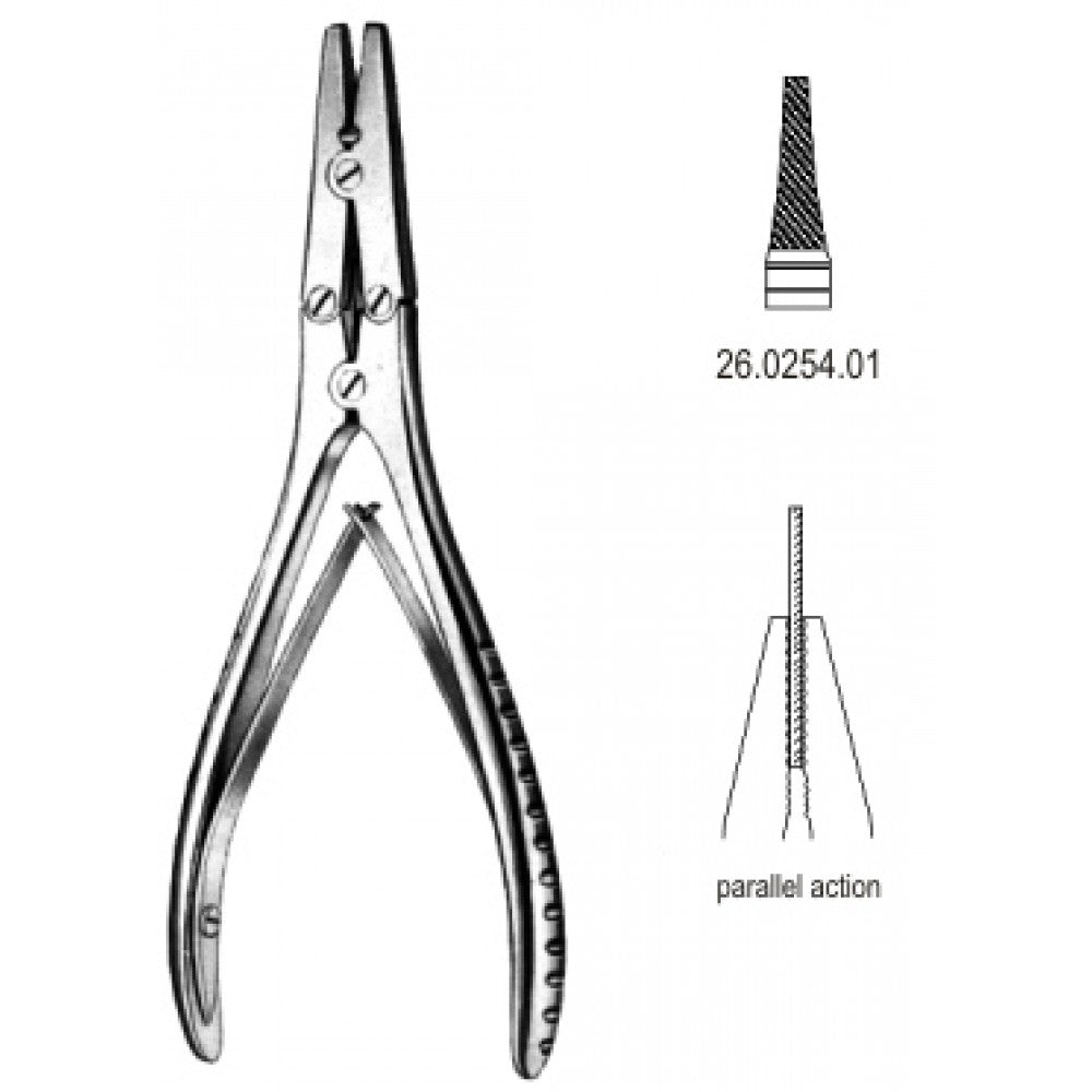 Wire Twisting Plier dbl.action narrow 18cm – Surgix Instruments