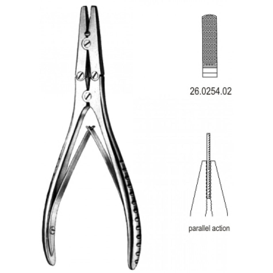 Wire Twisting Plier dbl.action medium 18cm – Surgix Instruments