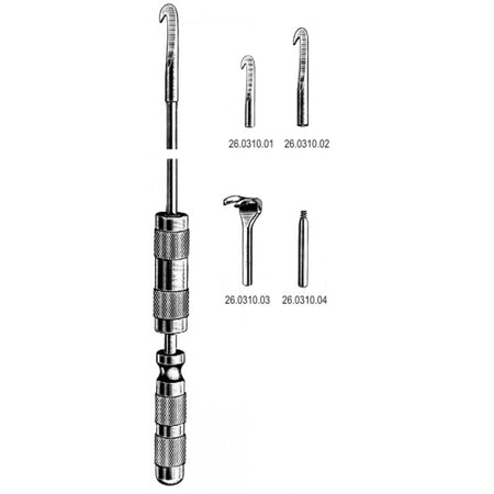 Kuentscher Nail Extractor w/2 Hooks 63cm – Surgix Instruments