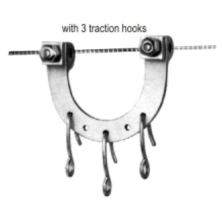 Kirschner Extension Bow w/3 hooks 60x60mm – Surgix Instruments