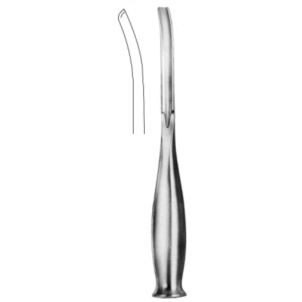 Smith Peterson Bone Gouge Curved 6mm, 20cm – Surgix Instruments