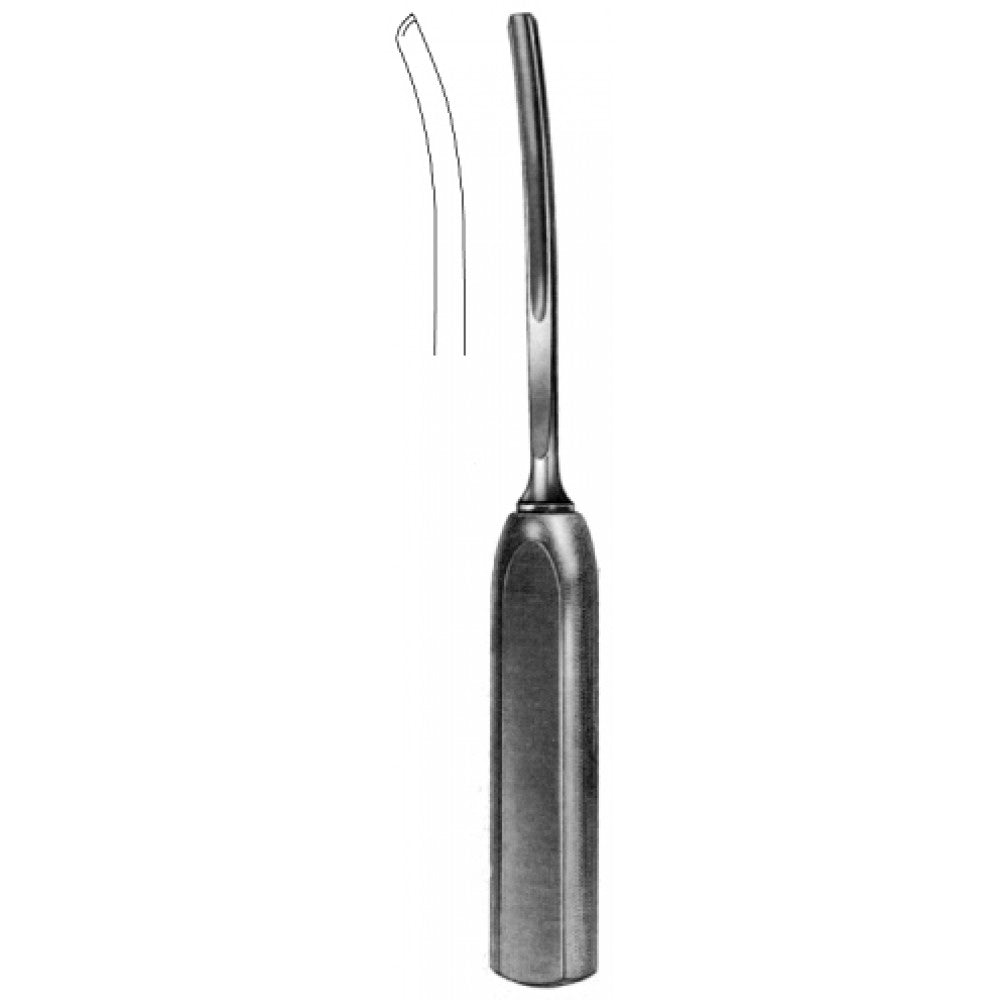 Lexer Bone Gouge Curved with fibre handle 5mm 25cm – Surgix Instruments