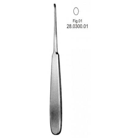 Williger Bone Curette oval 17.5cm Fig.1 – Surgix Instruments