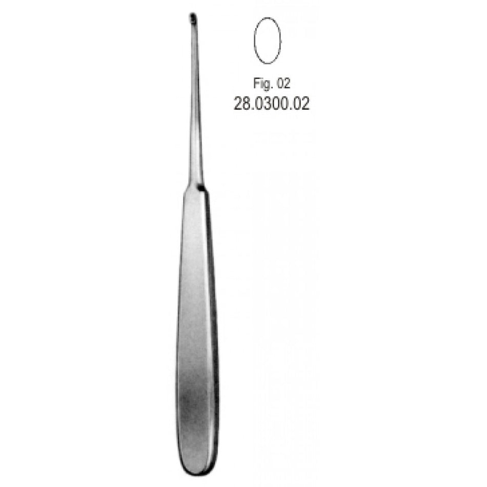 Williger Bone Curette oval 17.5cm Fig.2 – Surgix Instruments