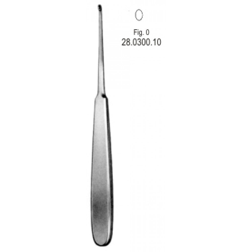 Williger Bone Curette oval 17.5cm Fig.0 – Surgix Instruments