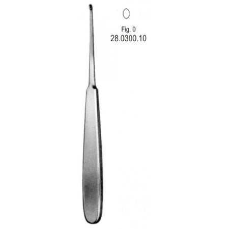 Williger Bone Curette oval 17.5cm Fig.0 – Surgix Instruments