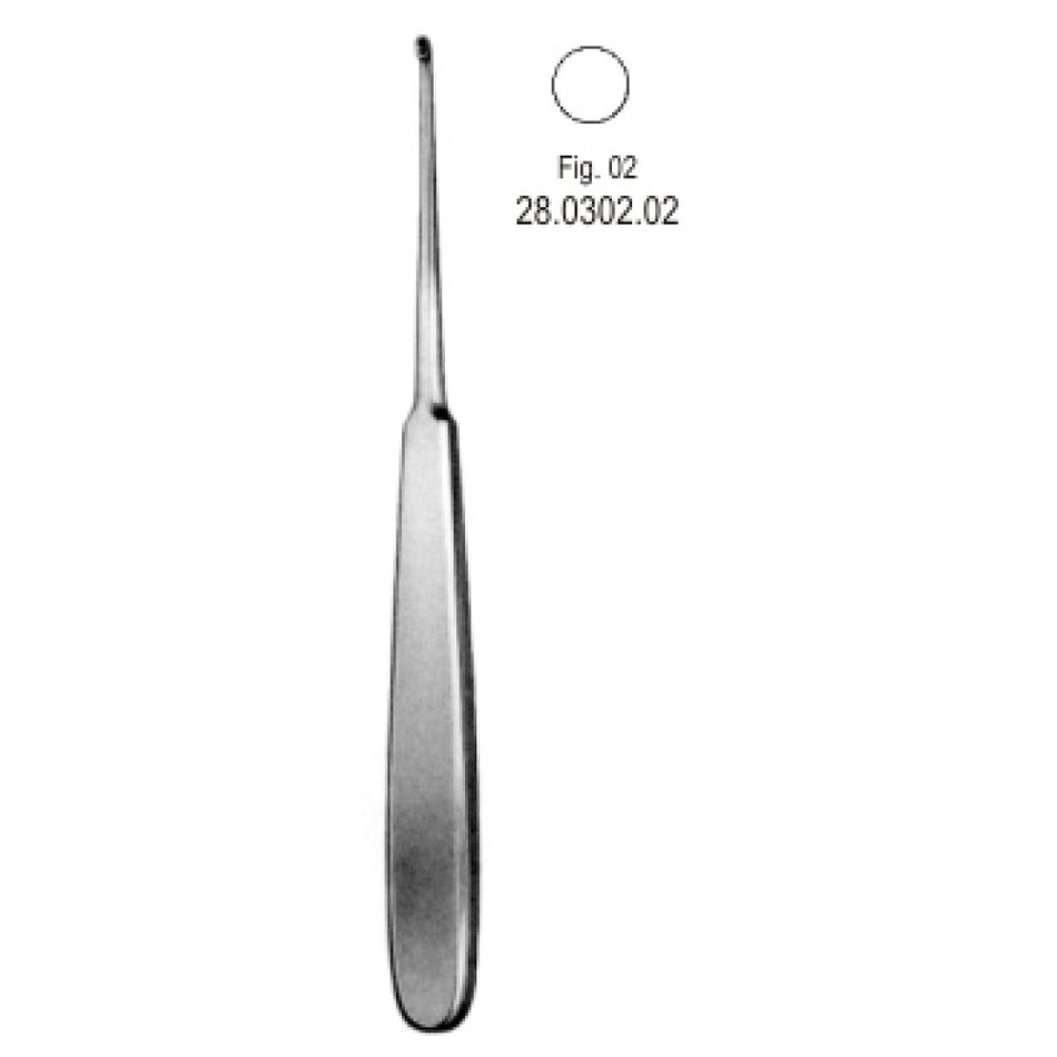 Williger Bone Curette round 17.5cm Fig.2 – Surgix Instruments