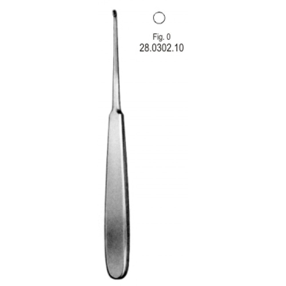 Williger Bone Curette round 17.5cm Fig.0 – Surgix Instruments