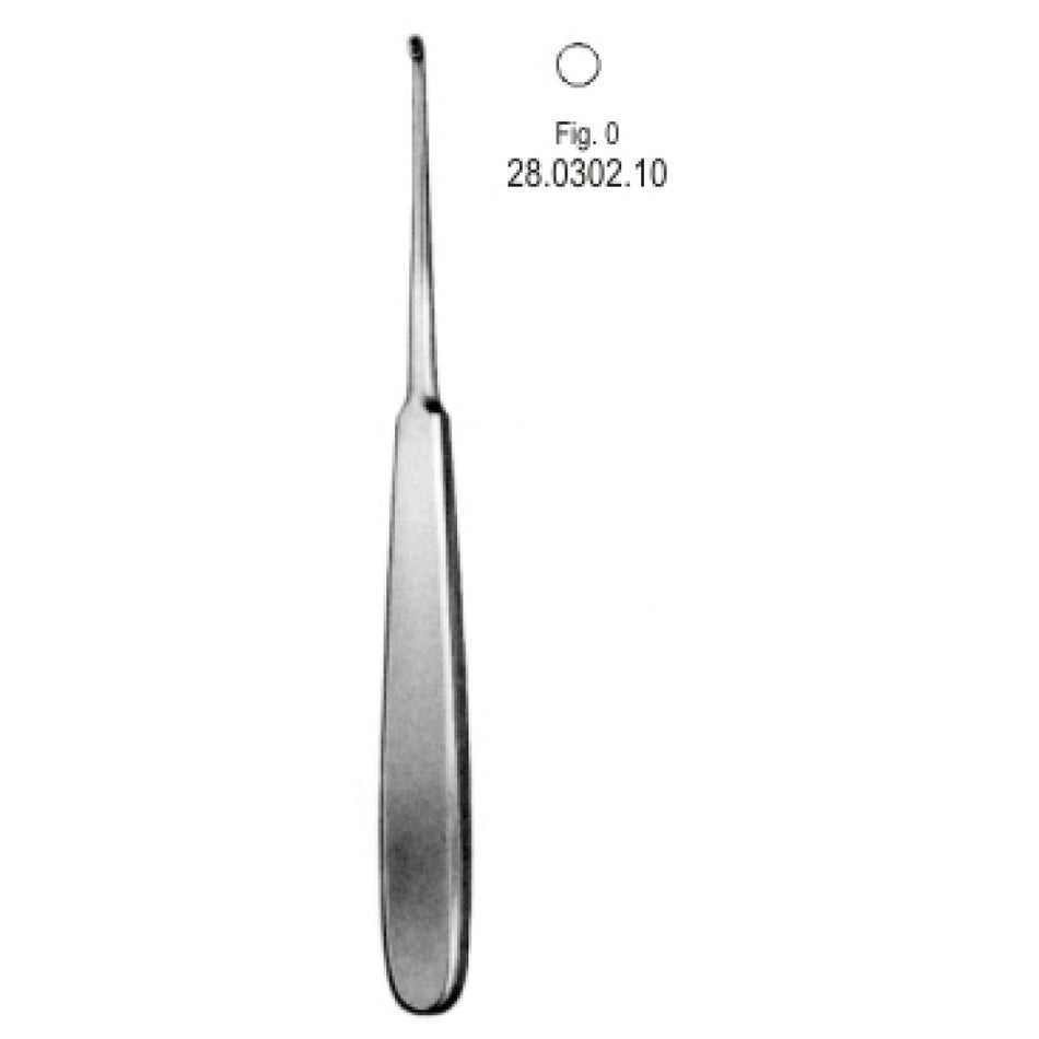 Williger Bone Curette round 17.5cm Fig.0 – Surgix Instruments
