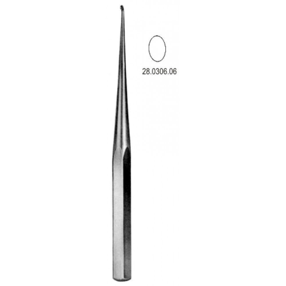 Bruns Bone Curette s/handle 23cm, Fig.6 – Surgix Instruments