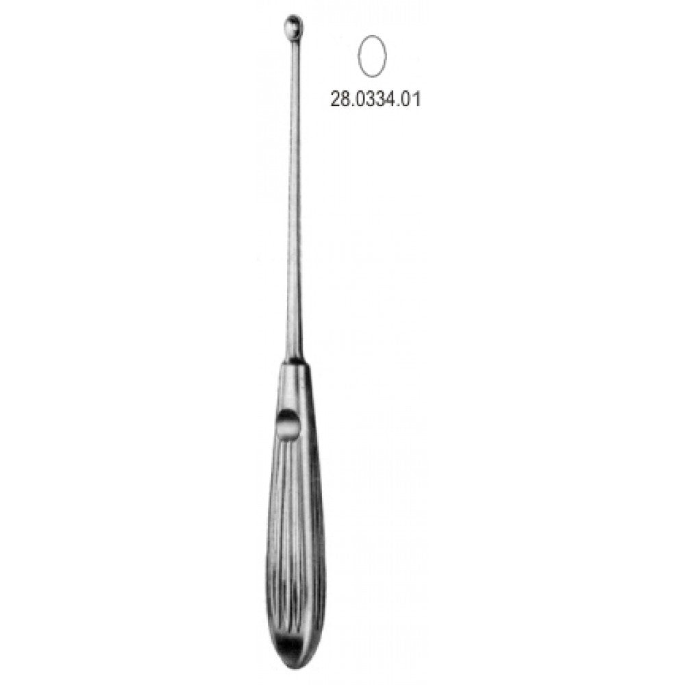 Halle Bone Curette Malleable 21cm Fig.1 – Surgix Instruments