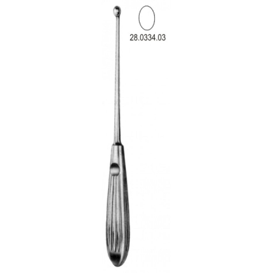 Halle Bone Curette Malleable 21cm Fig.3 – Surgix Instruments