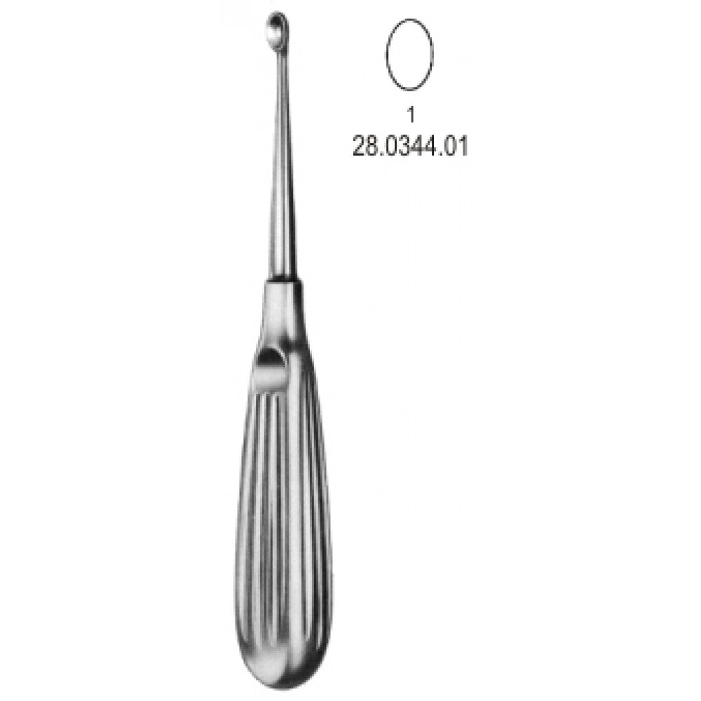 Volkmann Bone Curette 17cm, Fig.1 – Surgix Instruments