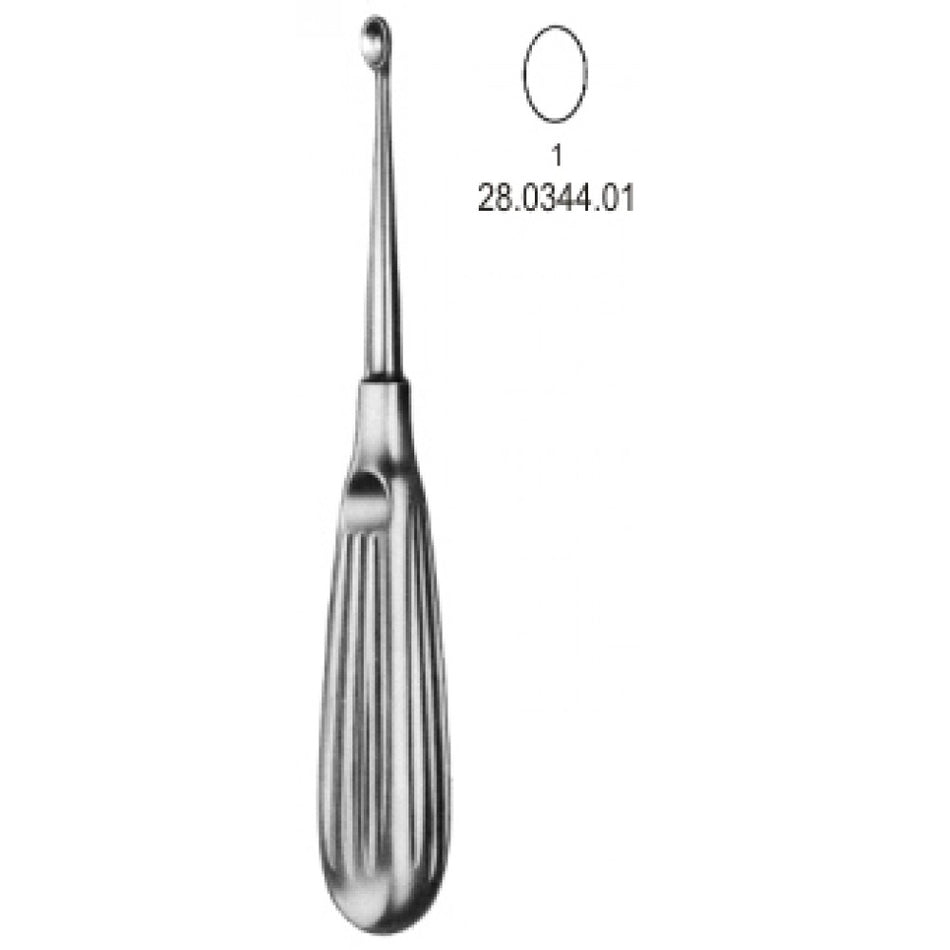 Volkmann Bone Curette 17cm, Fig.1 – Surgix Instruments
