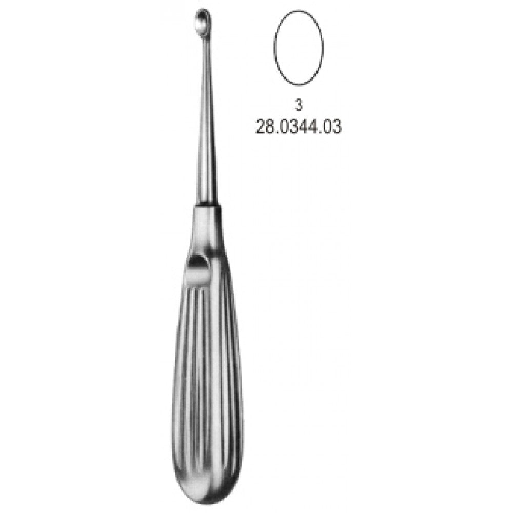 Volkmann Bone Curette 17cm, Fig.3 – Surgix Instruments