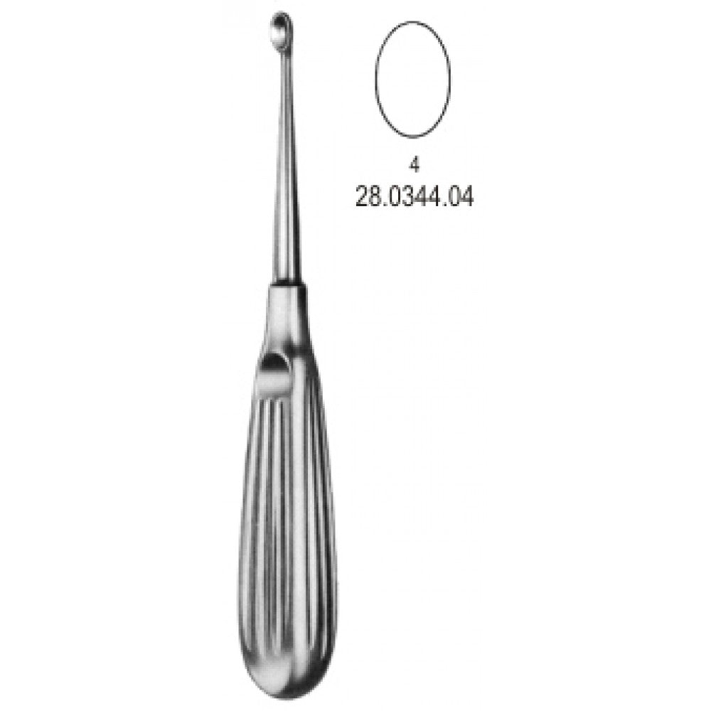 Volkmann Bone Curette 17cm, Fig.4 – Surgix Instruments