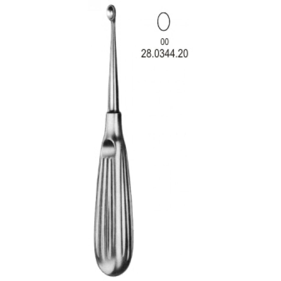 Volkmann Bone Curette 17cm, Fig.00 – Surgix Instruments