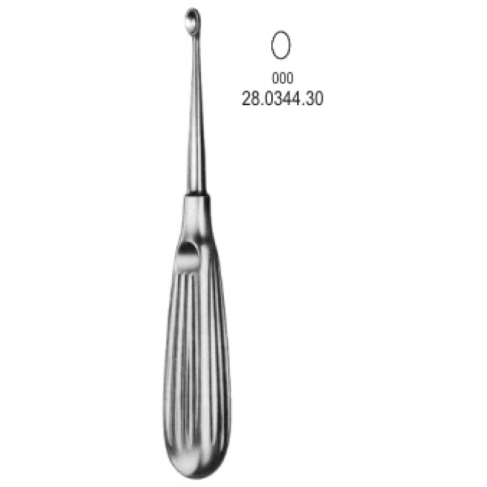 Volkmann Bone Curette 17cm, Fig.000 – Surgix Instruments
