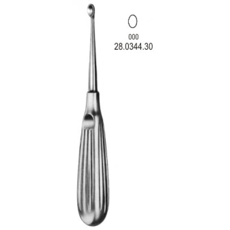 Volkmann Bone Curette 17cm, Fig.000 – Surgix Instruments