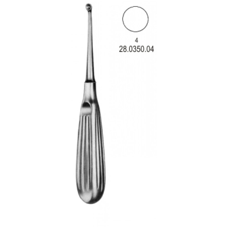 Bruns Bone curette 17cm, Fig.4 – Surgix Instruments