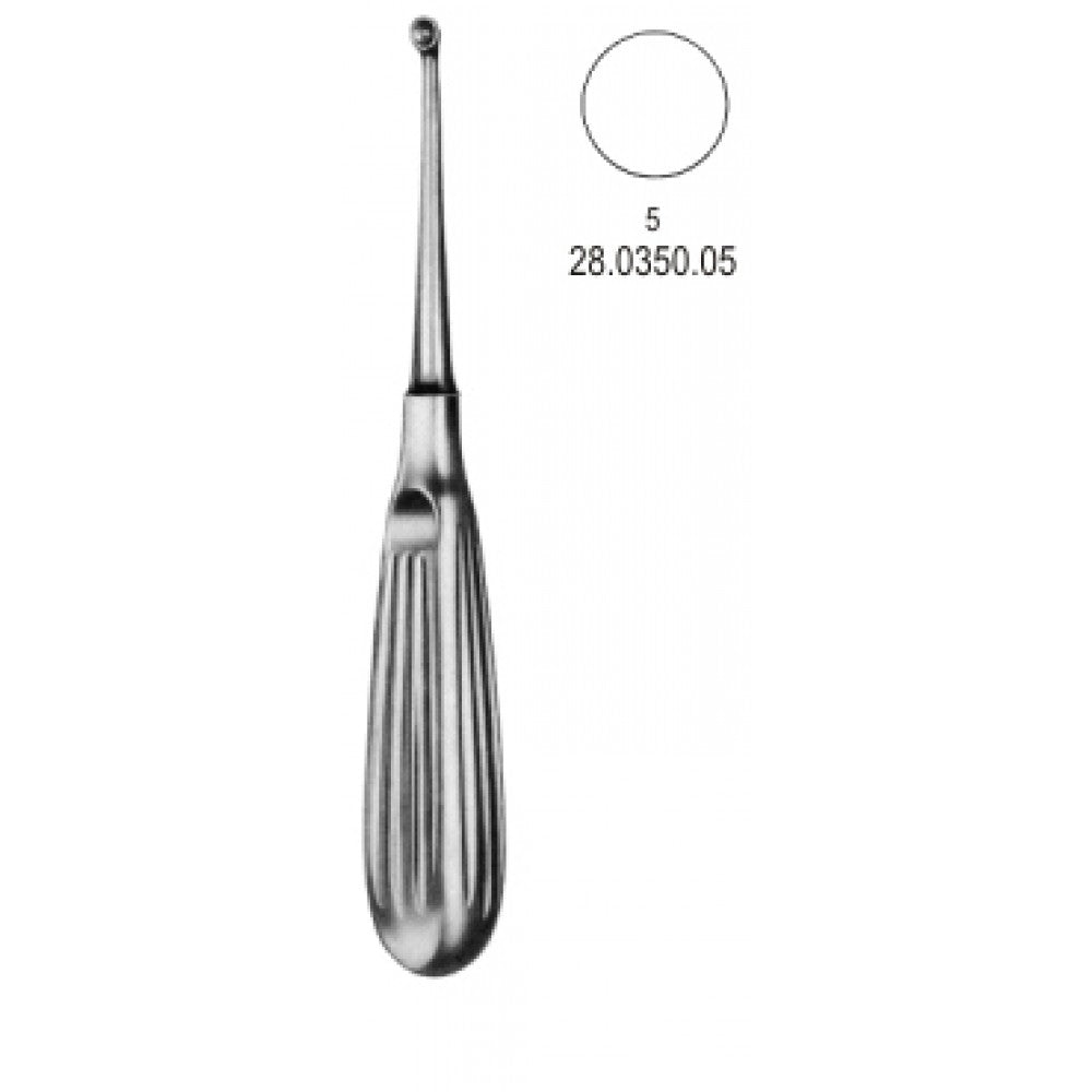 Bruns Bone Curette 17cm, Fig.5 – Surgix Instruments