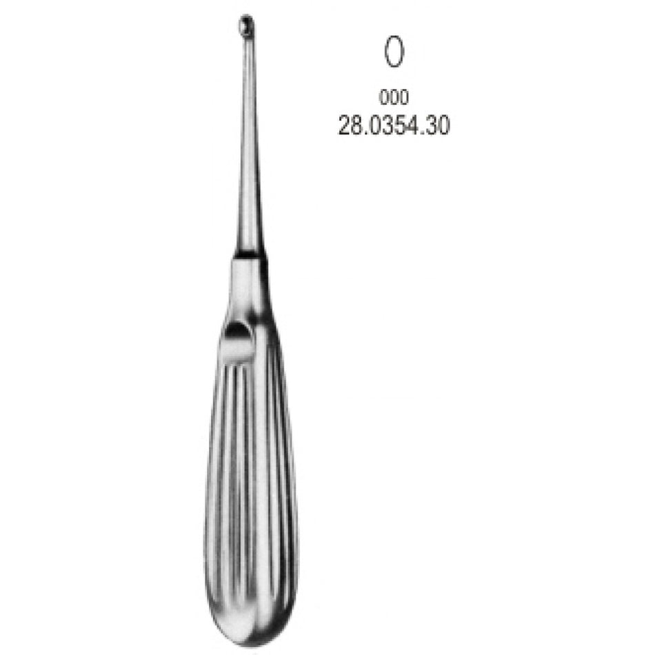 Schede Bone Curette 17cm, Fig.000 – Surgix Instruments