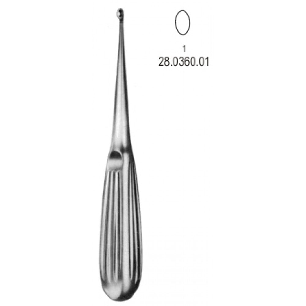 Spratt Bone Curette 16.5cm, Fig.1 – Surgix Instruments