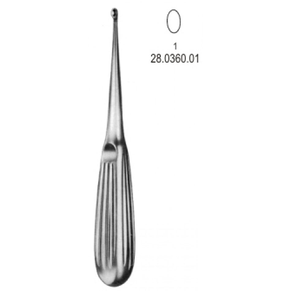 Spratt Bone Curette 16.5cm, Fig.1 – Surgix Instruments