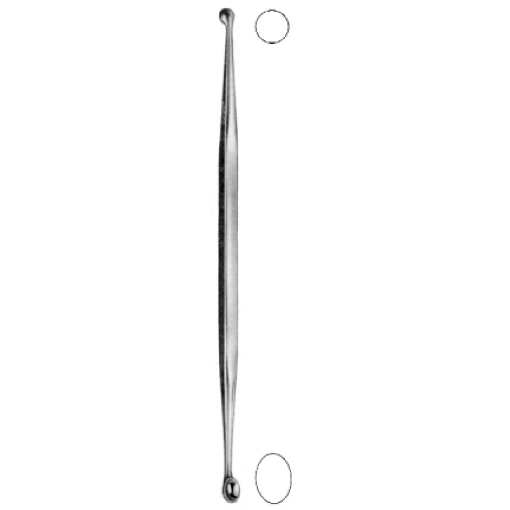 Bone Curette D/E oval/round 21cm – Surgix Instruments