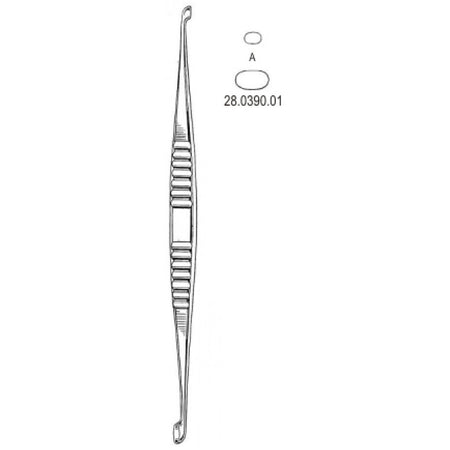 Volkmann Bone Curette D/E Fig.A, 21.5cm – Surgix Instruments