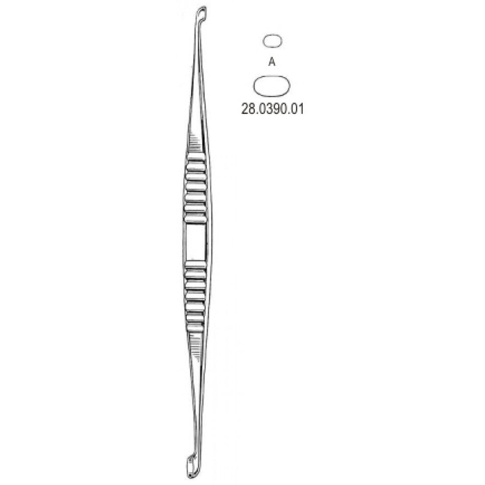Volkmann Bone Curette D/E Fig.A, 21.5cm – Surgix Instruments