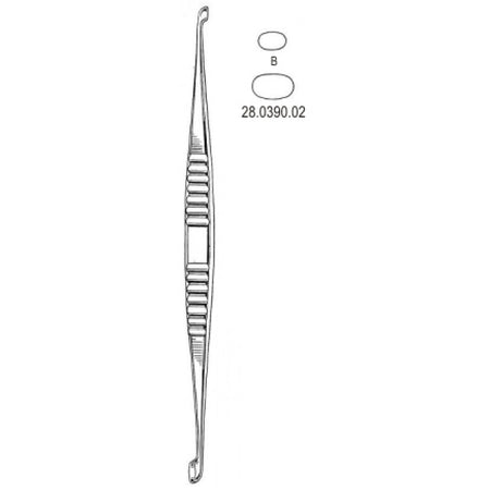 Volkmann Bone Curette D/E Fig.B, 21.5cm – Surgix Instruments