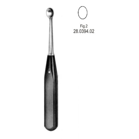 Volkmann Bone Curette Ferrozel 17cm Fig.2 – Surgix Instruments