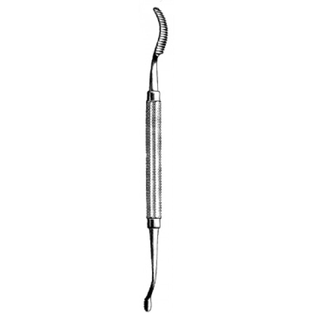 Miller Bone File Double-Ended regular cut 18cm Fig.10 – Surgix Instruments