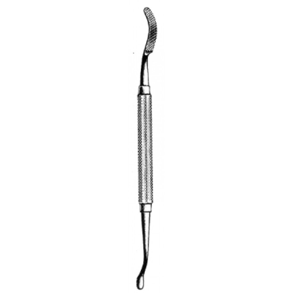 Miller Bone File Double-Ended cross cut 18cm Fig.10c – Surgix Instruments