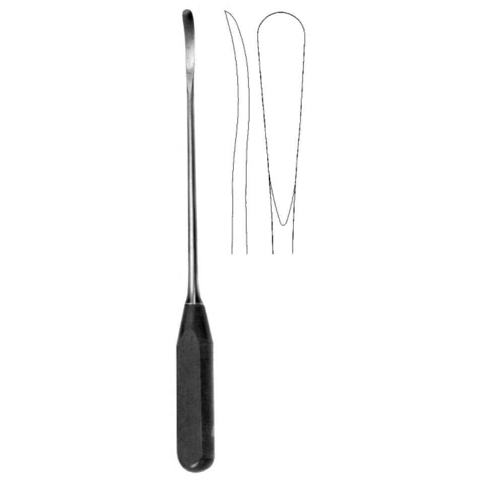 Wagner Bone Raspatory with Flat Handle 17mm, 33cm – Surgix Instruments