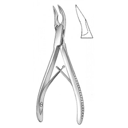 Cleveland angled bone cutting forceps 15 cm – Surgix Instruments