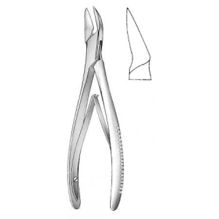 Cleveland angled bone cutting forceps 17 cm – Surgix Instruments