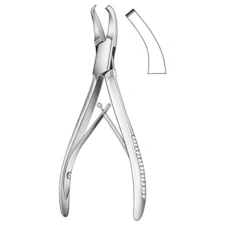 Cleveland curved bone cutting forceps 16 cm Fig 1 – Surgix Instruments